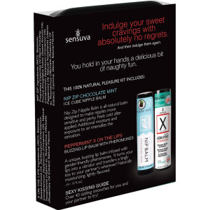 Подарочный набор Sensuva Lips & Nips Pleasure Kit - Chocolate Peppermint 2 x 4г. Photo 2