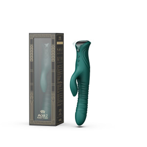 Пульсатор-кролик з вібрацією Zalo Mose 2 Turquoise Green. Photo 3