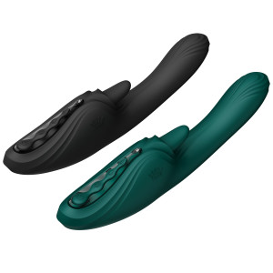 Вібратор-кролик Zalo Ares Turquoise Green. Photo 3