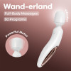 Вібромасажер Satisfyer Wand-erland (White/Rosegold) (м'ята упаковка!!!)