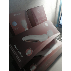 Вибромассажер Satisfyer Wand-erland (White/Rosegold) (мятая упаковка!!!). Photo 2
