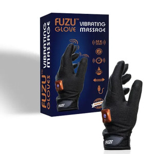 Віброрукавичка (ліва) FUZU Gloves Vibrating Massage Left Hand, 11 режимів. Photo 2