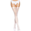 Панчохи Leg Avenue Daisy Dot Fishnet Stockings One Size White