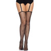 Панчохи Leg Avenue Daisy Dot Fishnet Stockings One Size Black