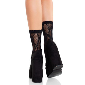 Шкарпетки Leg Avenue Bow Net Anklets. Photo 3