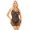 Бодістокінг Leg Avenue Heart Net Mini Dress One Size Black