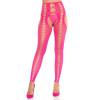 Колготки Leg Avenue Seamless Opaque Footless Suspender Hose One Size Neon Pink