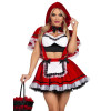 Костюм Червоної Шапочки Leg Avenue Flirty Miss Red Top and Skirt M