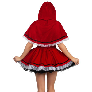 Костюм Червоної Шапочки Leg Avenue Flirty Miss Red Top and Skirt M. Photo 2