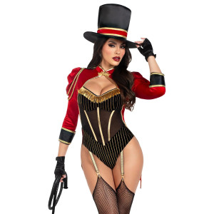 Костюм циркачки Leg Avenue Ravishing Ringmaster Bodysuit L