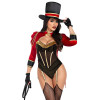 Костюм циркачки Leg Avenue Ravishing Ringmaster Bodysuit S