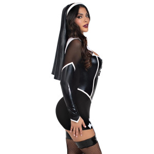 Костюм черниці Leg Avenue Holy Hottie Dress XS. Photo 3