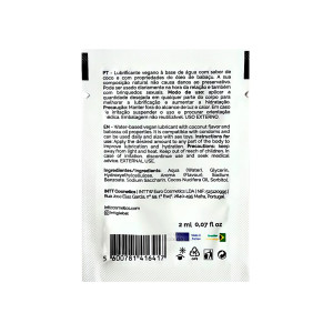 Пробник доглядального лубриканта Intt Coconut з кокосовою олією на водній основі (2 мл). Photo 2