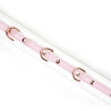 Нашийник з повідцем Liebe Seele White & Pink Fairy Goat Leather Collar