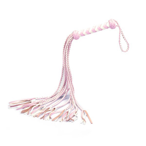Флогер Liebe Seele White & Pink Leather Whip. Photo 3