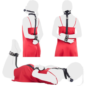 БДСМ-набір LOCKINK YEAHWOW Armbinder Restraint Set Black. Photo 2