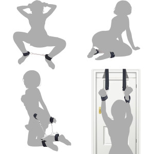 БДСМ-набір LOCKINK YEAHWOW Door Swing & Leg Spreader Bondage set. Photo 2