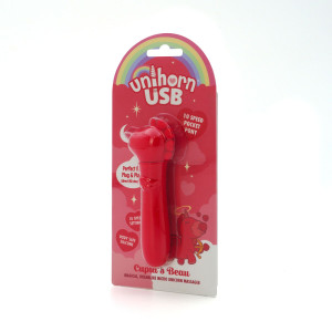 Вібратор-єдиноріжка Unihorn USB Bullet - Cupid's Beau, віброкуля, USB-зарядка. Photo 3