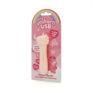 Вібратор-єдиноріжка Unihorn USB Bullet - Heart Throb, віброкуля, USB-зарядка. Photo 3