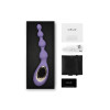 Анальне намисто з вібрацією LELO Soraya Beads Violet Dusk, різний діаметр намистин, 8 режимів