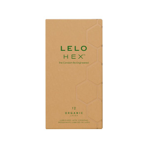 Презервативи LELO HEX Condoms Organic 12 Pack, тонкі та суперміцні. Photo 2