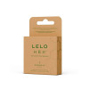 Презервативи LELO HEX Condoms Organic 3 Pack, тонкі та суперміцні