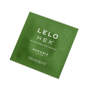 Презервативи LELO HEX Condoms Organic 3 Pack, тонкі та суперміцні. Photo 3