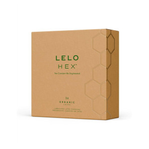 Презервативи LELO HEX Condoms Organic 36 Pack, тонкі та суперміцні. Photo 2