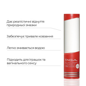 Лубрикант стандартної консистенції Tenga Hole Lotion Real (170 мл) на водній основі, універсальний. Photo 3